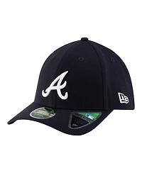 New Era Men's Navy Atlanta Braves Player Replica 39THIRTY M-Crown Flex Hat