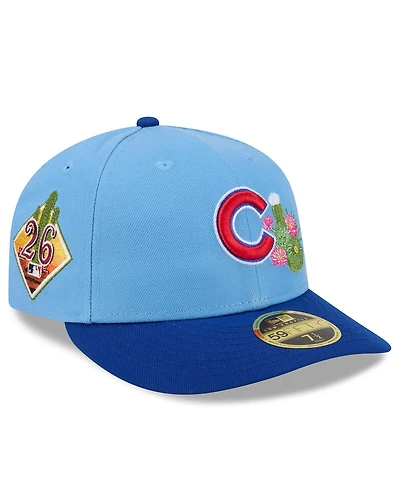 New Era Men's Light Blue/Royal Chicago Cubs 2026 Spring Training Low Profile 59FIFTY Fitted Hat