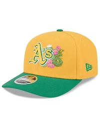 New Era Men's Gold/Green Athletics 2026 Spring Training 9SEVENTY Adjustable Hat