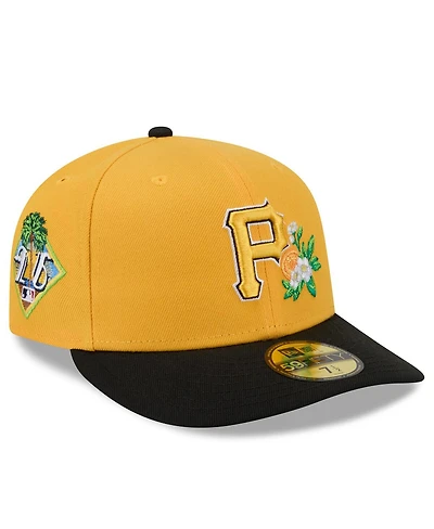 New Era Men's Gold/Black Pittsburgh Pirates 2026 Spring Training 59FIFTY Fitted Hat