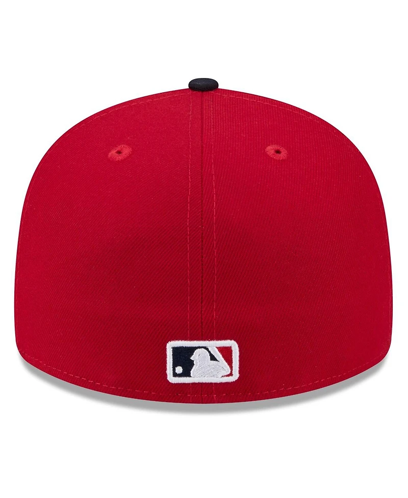 New Era Men's Red/Navy Atlanta Braves 2026 Spring Training 59FIFTY Fitted Hat