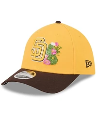 New Era Men's Gold/Brown San Diego Padres 2026 Spring Training M-Crown 39THIRTY Flex Hat
