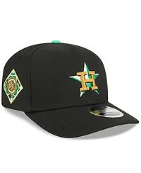 New Era Men's Black Houston Astros 2026 St. Patrick's Day 9SEVENTY Adjustable Hat