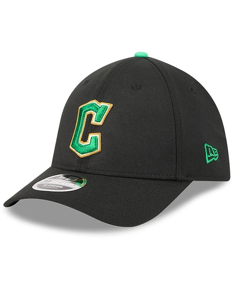 New Era Men's Black Cleveland Guardians 2026 St. Patrick's Day 39THIRTY Flex Hat