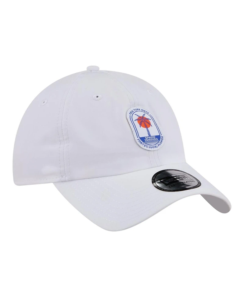 New Era Men's White New York Mets 2026 Spring Training Fan Pack Icon Casual Classic Adjustable Hat