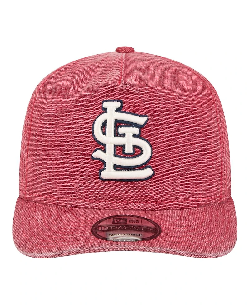 New Era Men's Red St. Louis Cardinals Denim Classic 19TWENTY Adjustable Hat