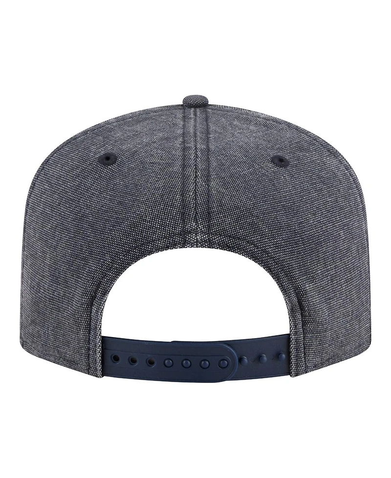 New Era Men's Navy Heather Los Angeles Dodgers Throwback Denim Classic 19TWENTY Adjustable Hat