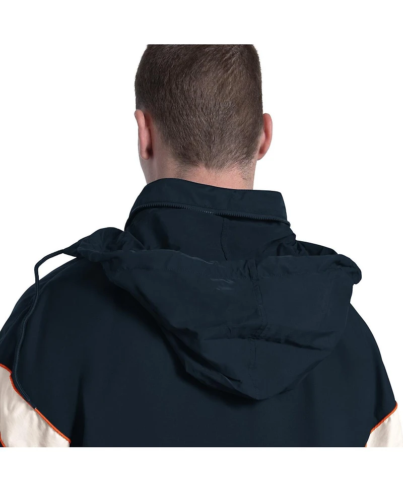 Starter Men's Navy Chicago Bears The Gust Full-Zip Hoodie