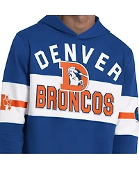 Starter Men's Blue Denver Broncos Fullback Jersey Hoodie