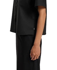 Boss by Hugo Women's Virgin Wool Regular-Fit Blouse