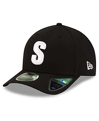 New Era Men's Navy Seattle Mariners Authentic Collection 9FORTY M-Crown Adjustable Hat