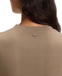 Boss by Hugo Women's Satin Skirt Knitted Dress