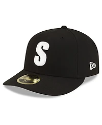 New Era Men's Black Seattle Mariners Authentic Collection Low Profile 59FIFTY Fitted Hat