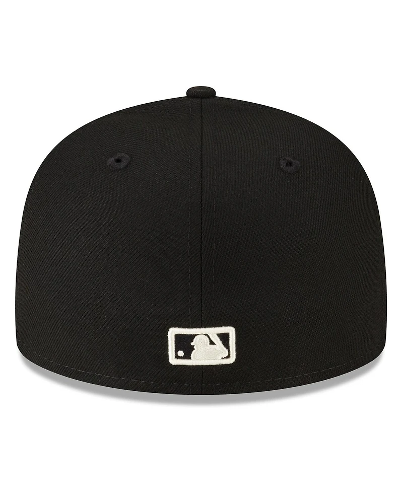 New Era Men's Black Seattle Mariners Authentic Collection 59FIFTY Fitted Hat