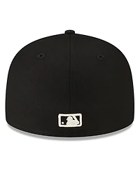 New Era Men's Black Seattle Mariners Authentic Collection 59FIFTY Fitted Hat