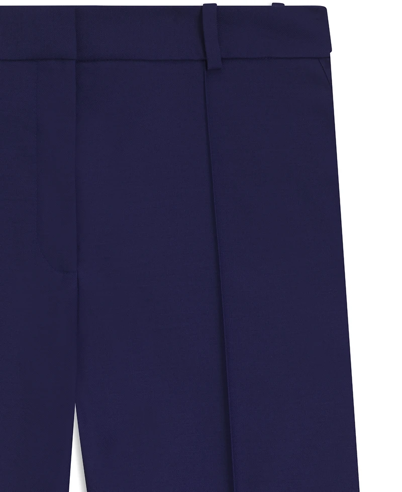 Boss by Hugo Women's Virgin-Wool Twill Flared-Leg Pants