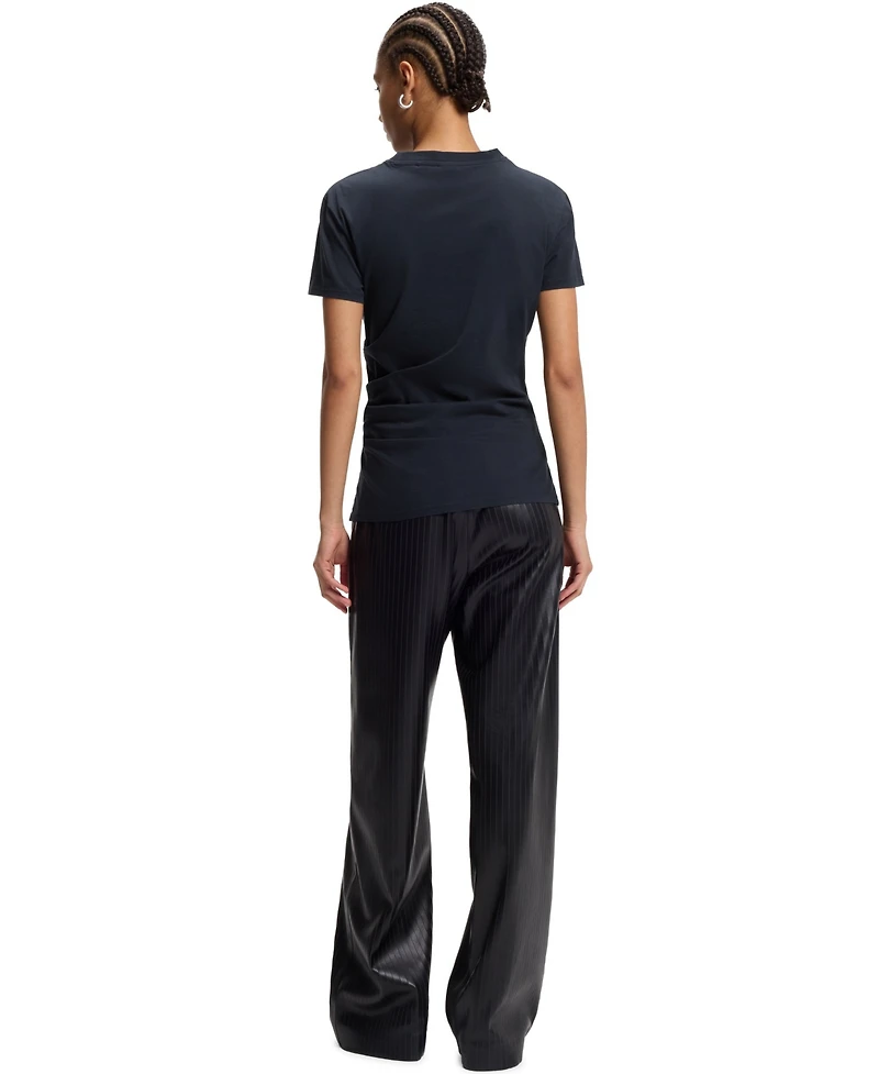 Boss by Hugo Boss Women's Mercerised Cotton Slim-Fit T-Shirt