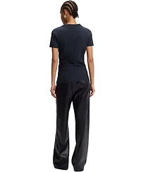 Boss by Hugo Boss Women's Mercerised Cotton Slim-Fit T-Shirt