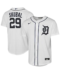 Nike Big Boys and Girls Tarik Skubal White Detroit Tigers Home Replica Player Jersey