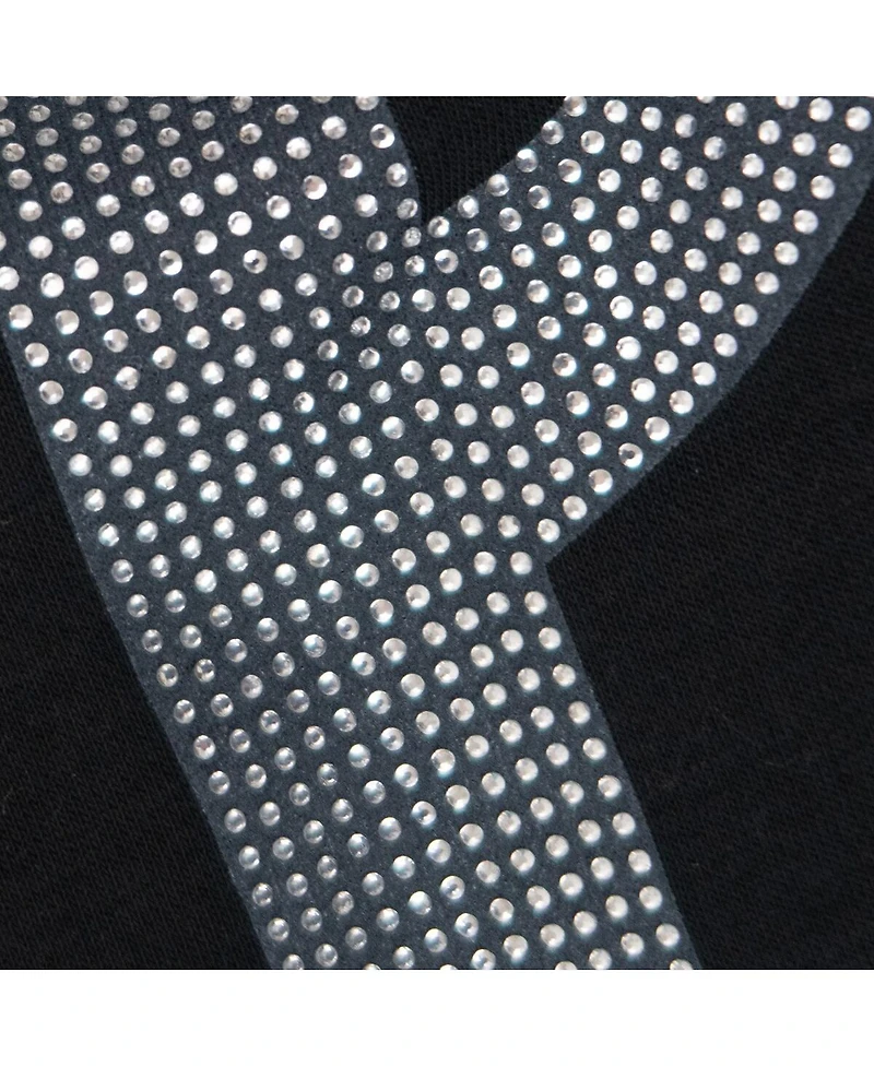 Starter Women's Black Washington Commanders Rhinestone Relaxed Hoodie