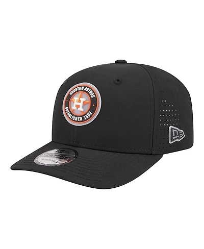 New Era Men's Black Houston Astros Circle 9SEVENTY Adjustable Hat