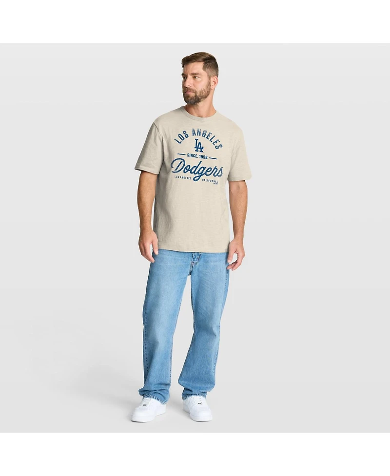 Fanatics Men's Tan Los Angeles Dodgers Stadium T-Shirt