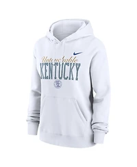 Nike Women's White Kentucky Wildcats Club Fleece Hoodie