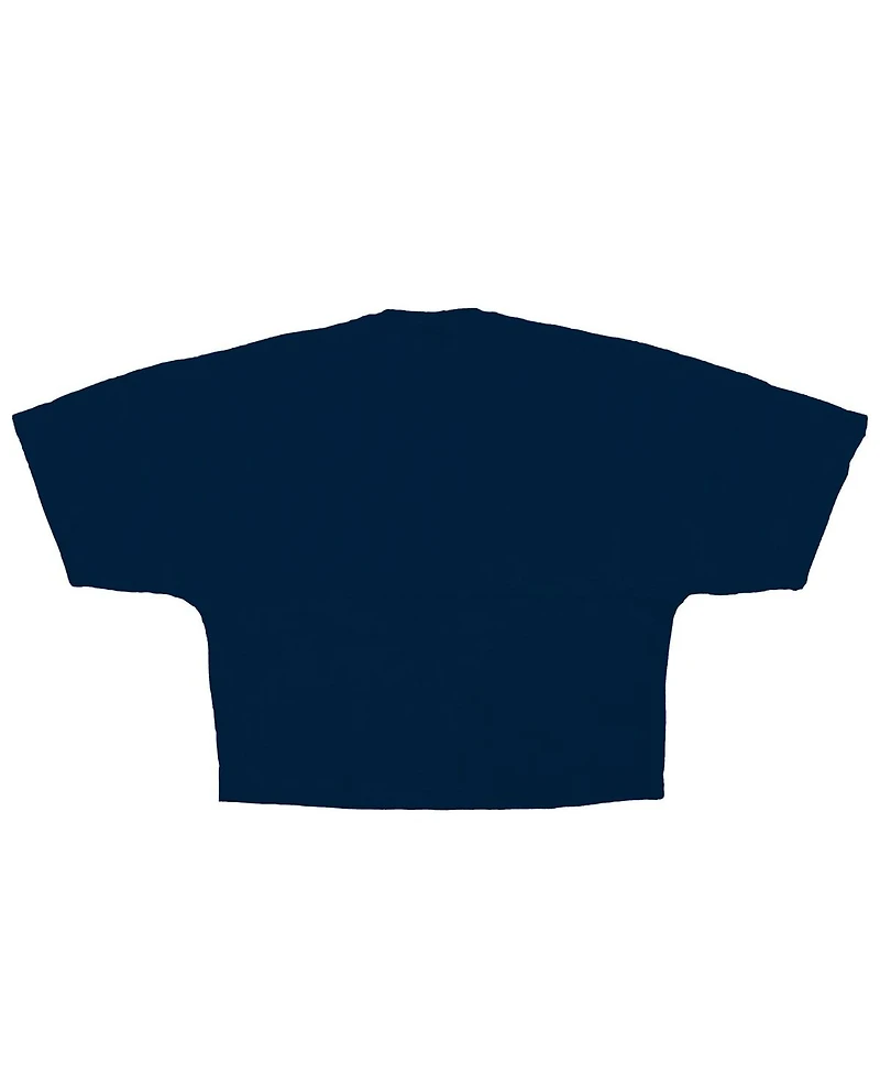 Fanatics Women's Navy Detroit Tigers Skyline Crop T-Shirt