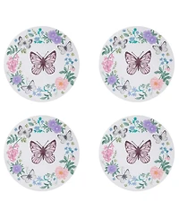 Avanti Meadow Woven Braided Round Placemats, Set of 4