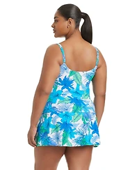 Bleu by Rod Beattie Plus Bellissimo V-Neck Tankini Swim Top