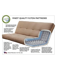 Kodiak Phoenix Frame/Antique White Finish/Marmont Thunder Mattress/Storage Drawers