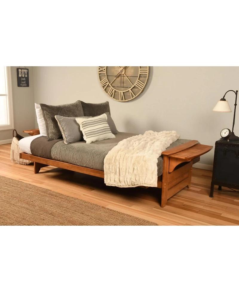 Kodiak Phoenix Frame-Barbados Finish-Suede Peat Mattress