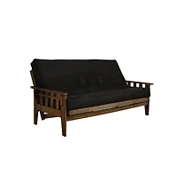Kodiak Tucson Frame-Rustic Walnut Finish-Suede Mattress