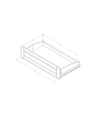 Kodiak Phoenix Frame with Marmont Mocha Mattress and Storage Drawers