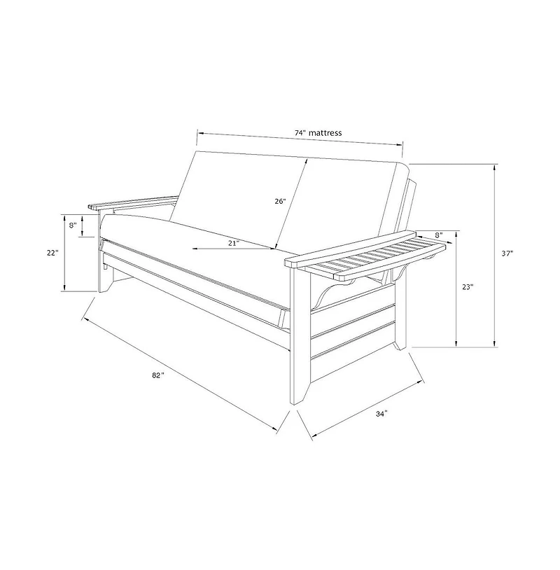 Kodiak Phoenix Frame with Canadian Mattress