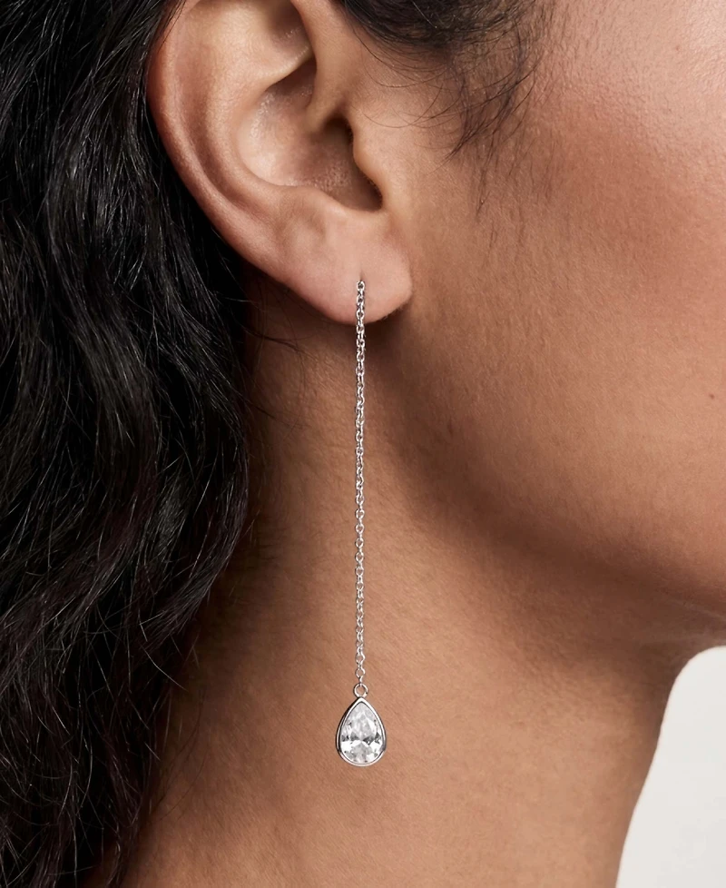 Ettika Barely There Crystal Dangle Earrings
