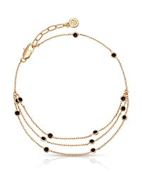 Ettika Fine Details 18k Gold Plated Crystal Anklet