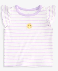 First Impressions Baby Girls' 3M-24M Mix & Match Sunny Embroidery Flutter-Sleeve T-Shirt, Macy's Exclusive