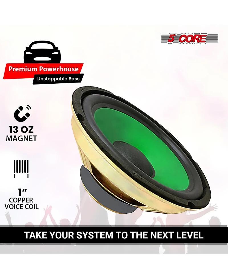 5 Core Deep Bass 8 Inch 900W 8 Ohm Pa/Dj Subwoofer Speaker Component