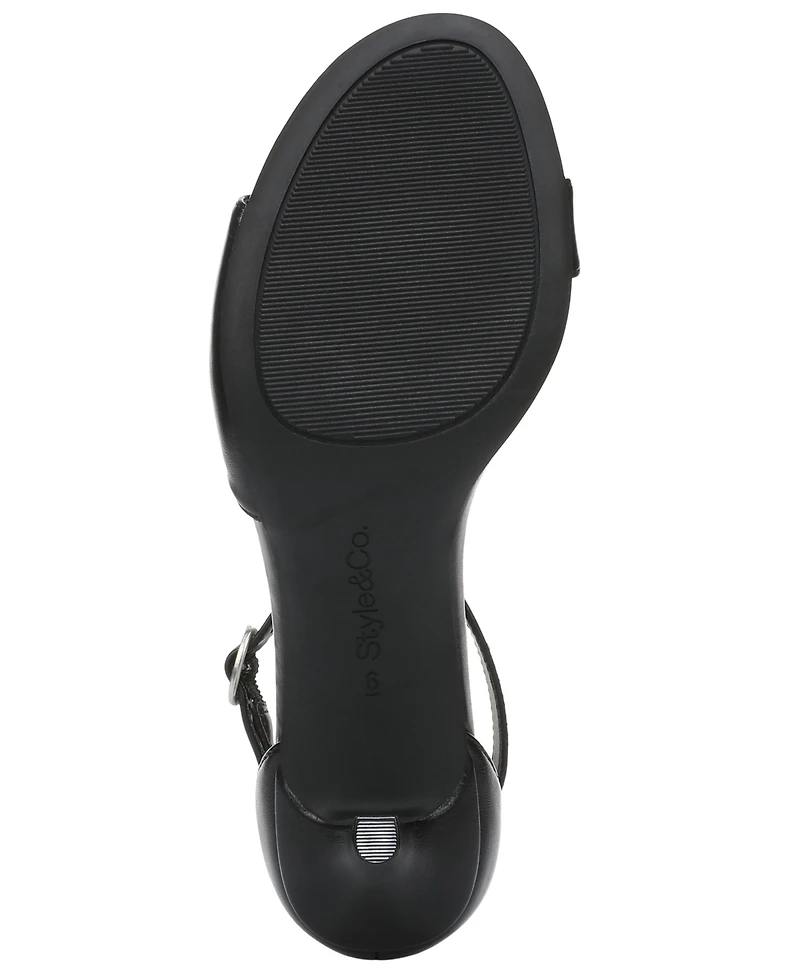 Style & Co Women's Petrinaa Asymmetrical Round Toe Dress Sandals, Macy's Exclusive