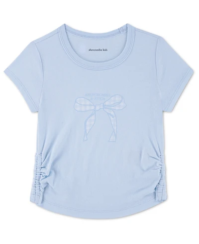 abercrombie kids Girls' Gingham Bow Classic T-shirt