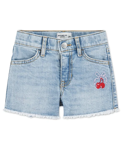 abercrombie kids Girls' Bow Cherry Denim Shorts
