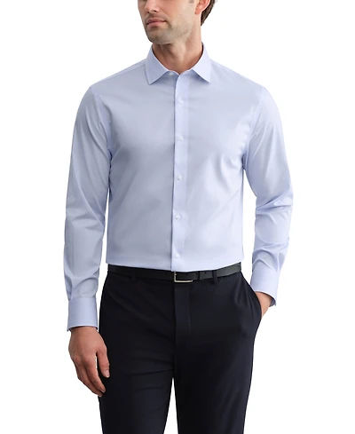 Tommy Hilfiger Men's Striped Long-Sleeve Dress Shirt