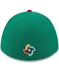 New Era Men's Green/Red Mexico Baseball 2026 World Baseball Classic M-Crown 39THIRTY Flex Hat