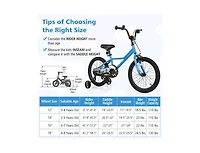 Hongge 18 Inch Kids Bike with Removable Training Wheels for 4-8 Years Old