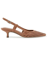 Kenneth Cole Reaction Women's Maggie Perf Slingback Kitten Heel Pumps