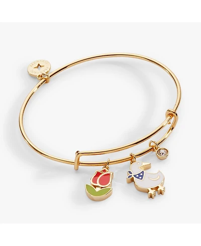 Alex and Ani Garden Party Multi Charm Bangle Bracelet