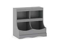 Slickblue 4-Cubby Kids Toy Storage Organizer and Bookcase
