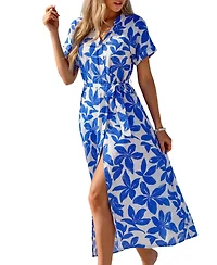 Cupshe Women's Eureka Tropical Maxi Beach Dress