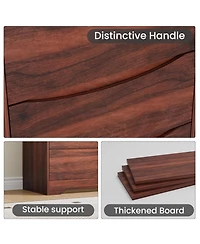 gaomon Wooden Dresser with Drawers, Tall Modern Closet with Deep Storage, Large Chest of Drawers with Wide Top